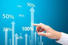 Ekonomika / Grafy / Vývoj / Růst / Ilustrační snímek / Istock