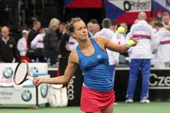 Fed Cup 2018, 1. kolo: Česko - Švýcarsko