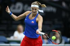 Fed Cup 2018, 1. kolo: Česko - Švýcarsko