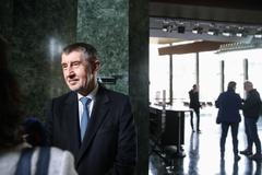 Premiér Andrej Babiš a ministr kultury Ilja Šmíd na inspekční prohlídce Národního muzea, Státní opery, Nové scény Národního divadla a Národní galerie