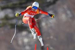 Kjetil Jansrud ve sjezdu na ZOH 2018