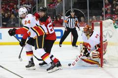 NHL, New Jersey - Calgary, David Rittich