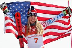 Mikaela Shiffrinová, vítězka obřího slalomu na ZOH 2018