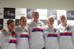 Fed Cup, Česko - Švýcarsko, Barbora Strýcová, Lucie Šafářová, Petr Pála, Petra Kvitová, Karolína Plíšková