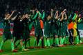 Radost fotbalistů Werderu Brémy