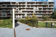 ilustrační fotografie, Praha, Holešovice, pivovar, Megapixel, bydlení, byt, dům, developer, novostavba, kancelář, office, kancelářská budova, 2017