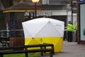 Lavička, kde byl Skripal nalezen