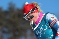 Trénink českých biatlonistů na olympiádě v Pchjongčchangu (Eva Puskarčíková)