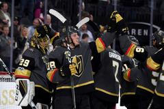 Las Vegas se raduje z první domácí výhry v NHL