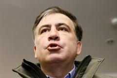 Michail Saakašvili před novináři v Kyjevě