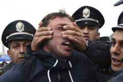 Demonstrace v Arménii za odstoupení šéfa kabinetu Serže Sargsjana.