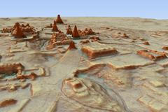 Mayové nové stavby Guatemala