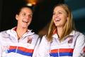 Petra Kvitová a Karolína Plíšková před Fed Cupem se Švýcarskem