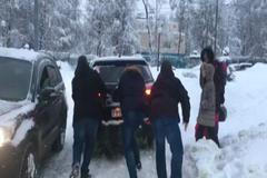 Moskvu zasáhla sněhová apokalypsa