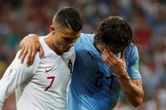 MS ve fotbale 2018: Uruguay vs. Portugalsko