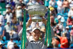 Carolina Wozniacká v Eastbourne