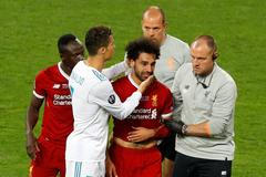 fotbal, Liga mistrů 2017/2018, Cristiano Ronaldo a Mohamed Salah