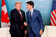 Donald Trump a Justin Trudeau