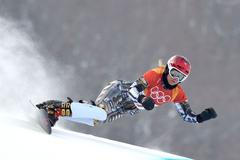 Ester Ledecká ve finále paralelního obřího slalomu na ZOH 2018