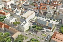 Janáčkovo kulturní centrum vizualizace brno