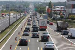 Výjezd z Prahy na prázdniny