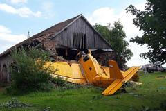 Letadlo, které havarovalo na Havlíčkobrodsku