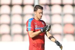 Trénink české reprezentace před utkáním proti Německu