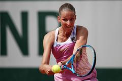 Karolína Plíšková v druhém kole French Open 2018