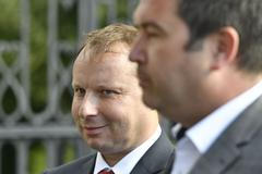 Miroslav Poche a Jan Hamáček.