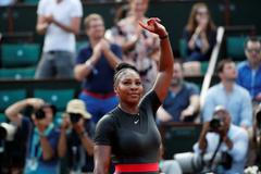 Serena Williamsová v prvním kole French Open 2018