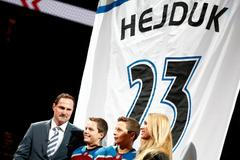 Colorado vyřadilo dres Milana Hejduka