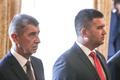 Přímý přenos: Babiš s Hamáčkem komentují jednání o sporu kolem výměny ministra kultury