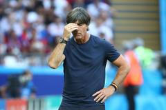 Joachim Löw v zápase s Koreou na MS 2018