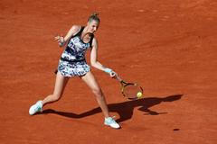 Kristýna Plíšková v prvním kole French Open 2018
