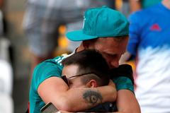 Německo - Korea na MS 2018: Němečtí fanoušci po zápase