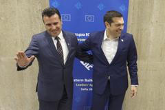 Zoran Zaev a Alexis Tsipras