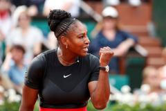 Serena Williamsová v prvním kole French Open 2018