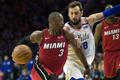 Play off NBA: Philadelphia - Miami: Dwyane Wade, Marco Belinelli