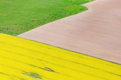 Jarní Čechy pohledem z letadla