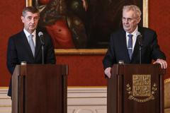 ŽIVĚ: Prezident Zeman jmenuje vládu Andreje Babiše