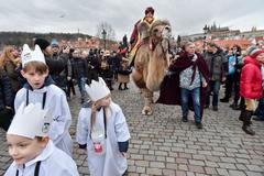 Tříkrálový průvod v Praze