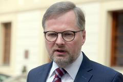 Petr Fiala po jednání se Zemanem