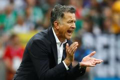 Mexický trenér Juan Carlos Osorio v zápase Německo - Mexiko na MS 2018