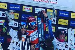 Ester Ledecká, vítězka z Lackerhofu 2018