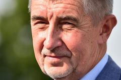 Babiš portrét Průhonice