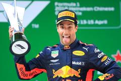 F1 VC Číny 2018: Daniel Ricciardo, Red Bull