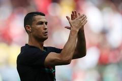 Cristiano Ronaldo před zápasem Portugalsko - Maroko