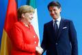 Angela Merkelová a Giuseppe Conte
