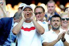 Slovenský trenér Marián Vajda na Wimbledonu 2018