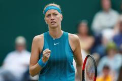 Petra Kvitová na trunaji v Birminghamu